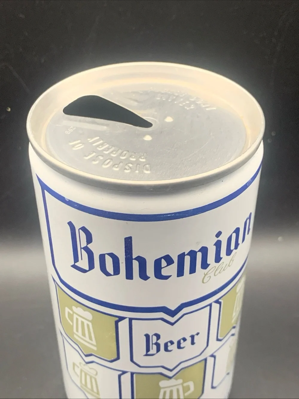 Vintage Beer Can Bohemian Club Beer Empty Brewing Co of Oregon
